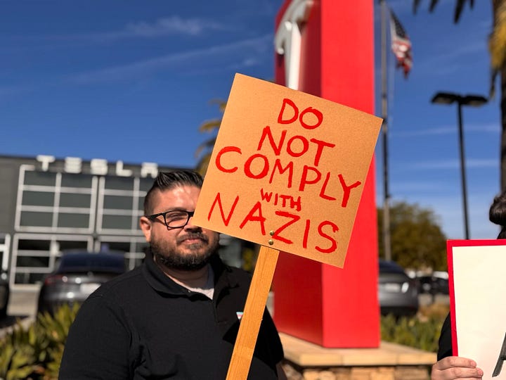 Do not comply with Nazis