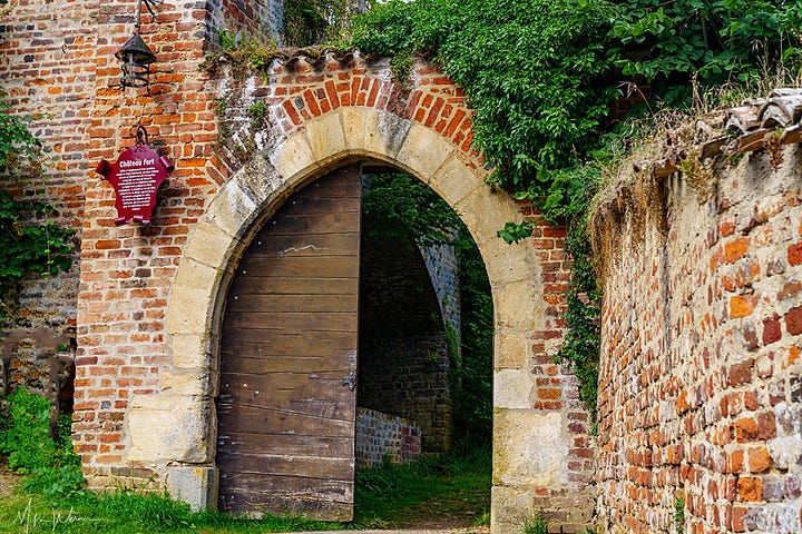 The ruins of the Château des Ducs de Savoie