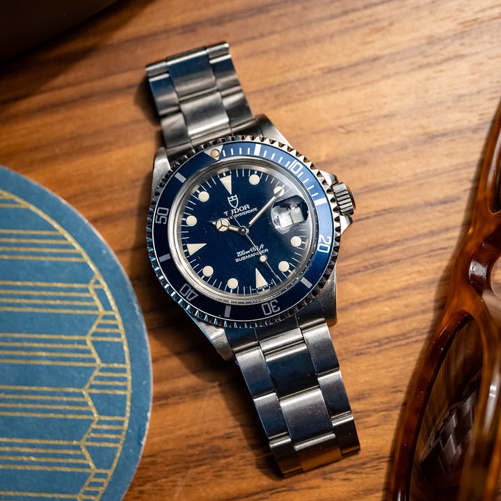 vintage 1990s tudor submariner watches