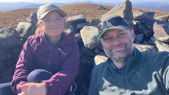 A selection of photographs from the top of Ben Chonzie! The sky was clear and we could see for miles!