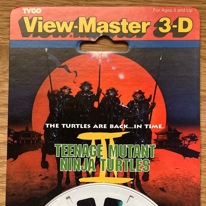 Teenage Mutant Ninja Turtles' Blisterpack View-Master packets