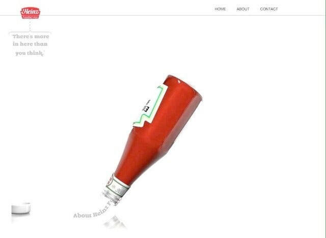 Created for the Marlin Company, I modeled and textured this Heinz bottle for a marketing presentation. The model had to capture the iconic shape, color, and look of the Heinz bottle. The idea was that the top would spin-off and the bottle poured out the menu items for Heinz's corporate website.