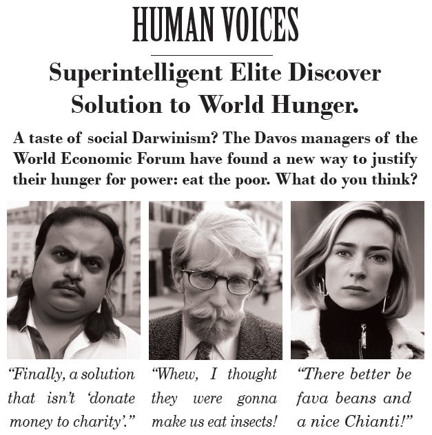 "Human Voices" column created by Drmbt