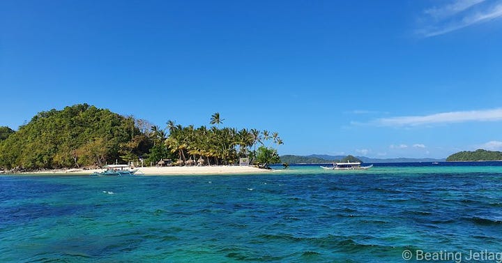 Island hopping around Port Barton, Palawan, Philippines