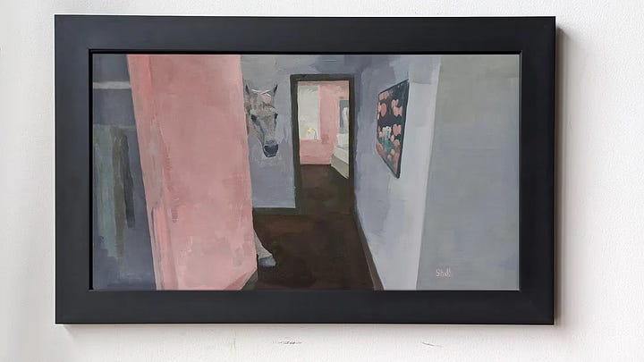 paintings of four horses