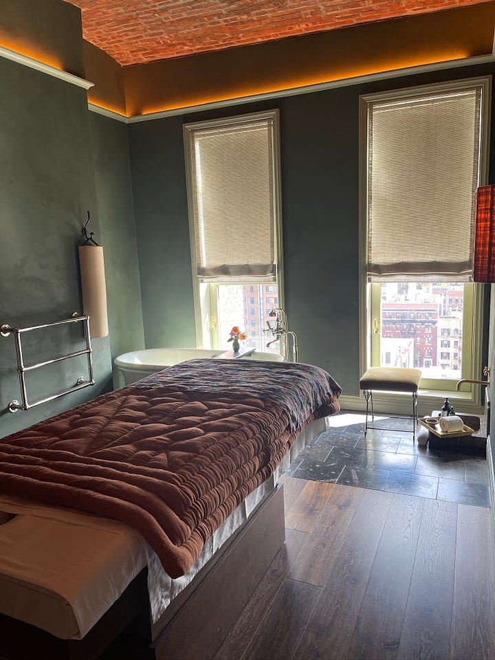 Staycation at the Hotel Chelsea spa NYC