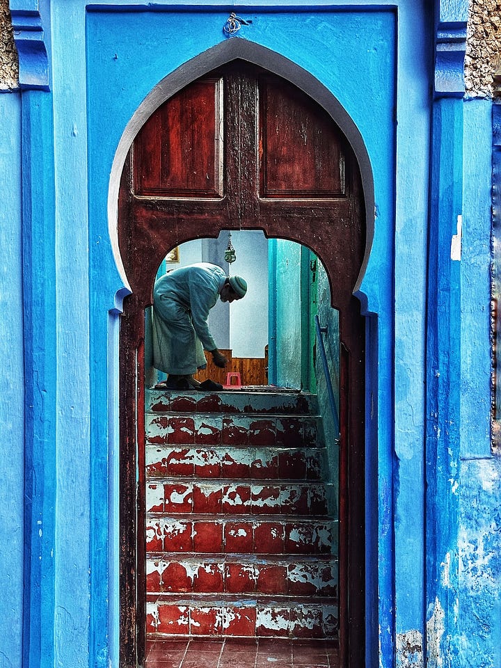 Baxter, Blue City Morocco Doorways