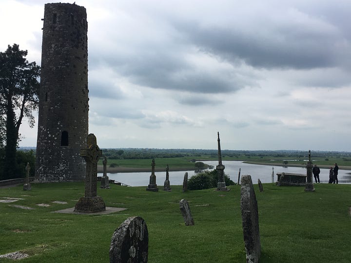 Clonmacnoise round towers