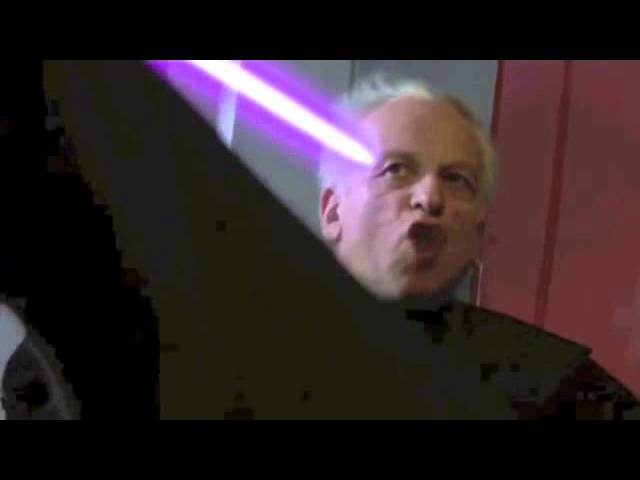 palpatine lightning face melt