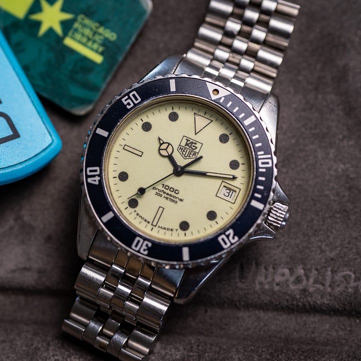 TAG HEuer Full Lume Diver ref 980.113