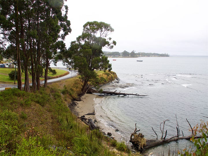 coastline views of Southport, Tasmania