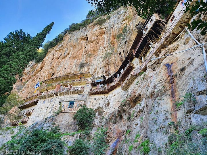 The Prodromos and Old Filosofou Monasteries, Greece