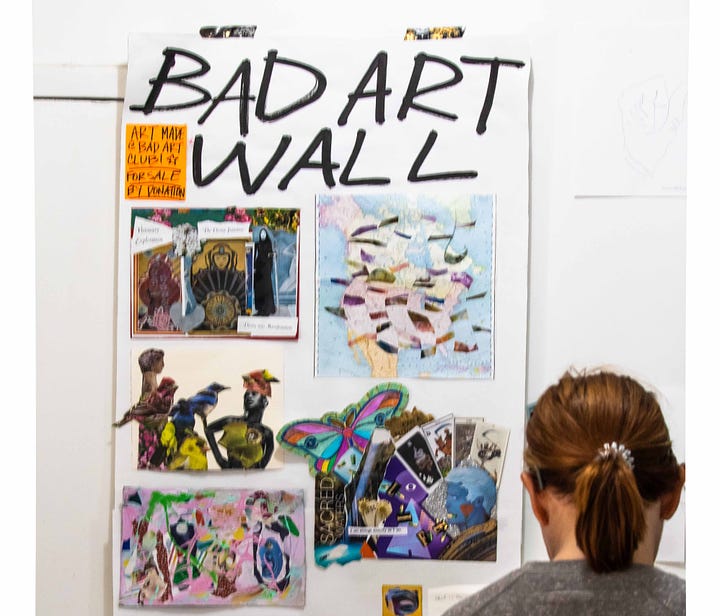 Collection of images from the Bad Art Market.