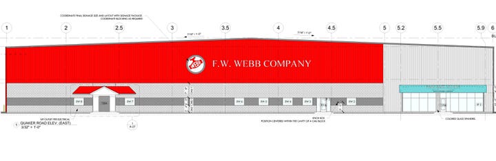 FW Webb company. Quaker Road Queensbury