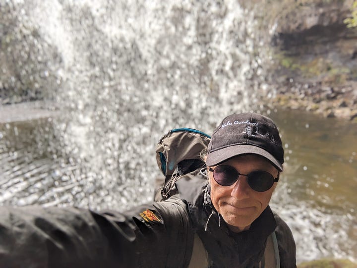 waterfall walk in the Brecon Beacons