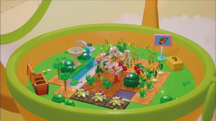 screenshots from tiny garden by super rare games