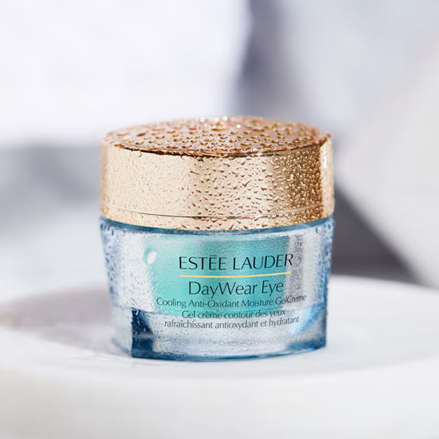 Estée Lauder eye cream, Tenth Muse solid perfume, Peep Club heated eye wand, Asics trainers