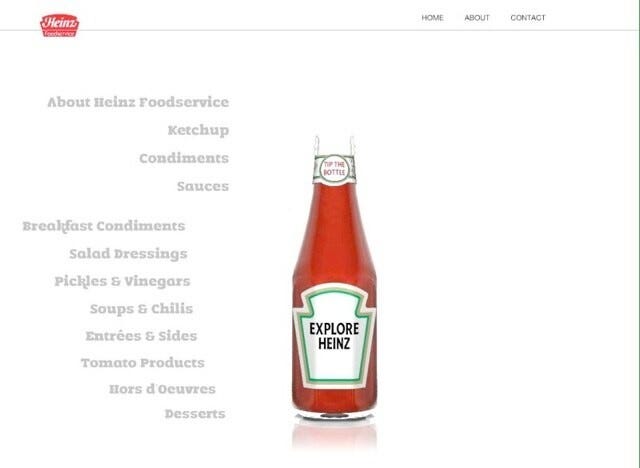 Created for the Marlin Company, I modeled and textured this Heinz bottle for a marketing presentation. The model had to capture the iconic shape, color, and look of the Heinz bottle. The idea was that the top would spin-off and the bottle poured out the menu items for Heinz's corporate website.