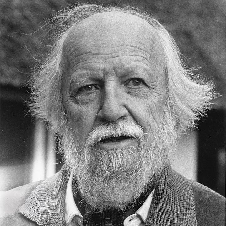 Joseph Conrad (left) and William Golding (right)
