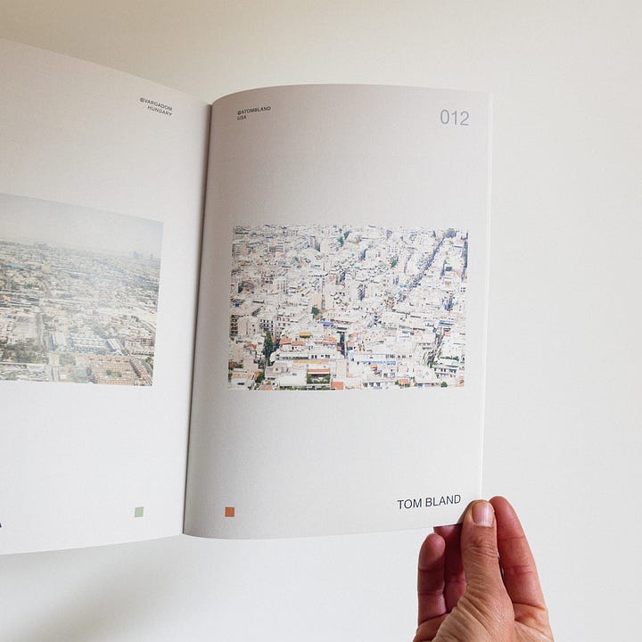 Photographs by Diana Pappas and Tom Bland in the HAPPENING / HAPPENSTANCE publication by Ephemere and NOICE.