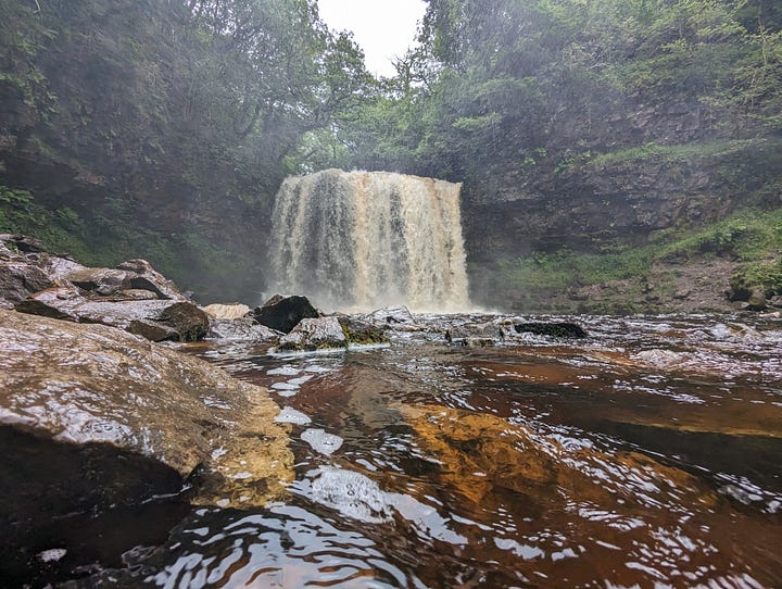 guided walk brecon beacons waterfalls