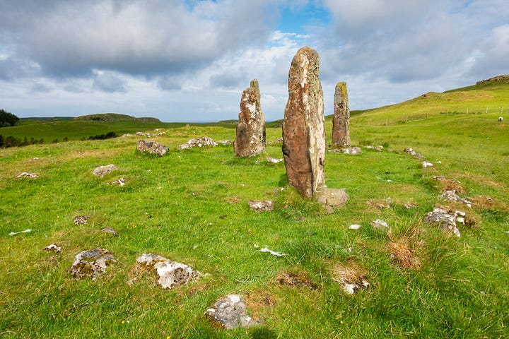 Glengorm standing stones © Felicity Martin