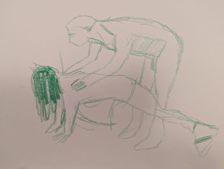 hen party life drawing