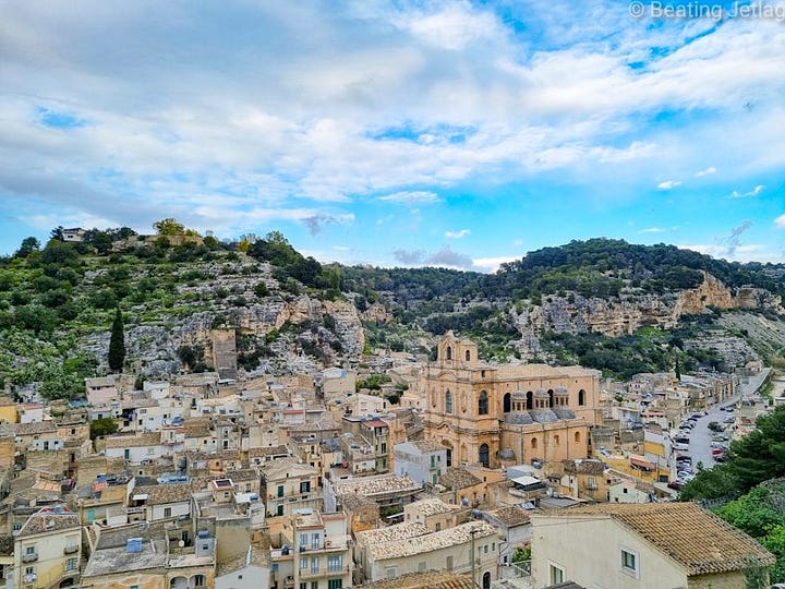 Pictures of Ragusa Ibla and Scicli in the Val di Noto, Sicily, Italy