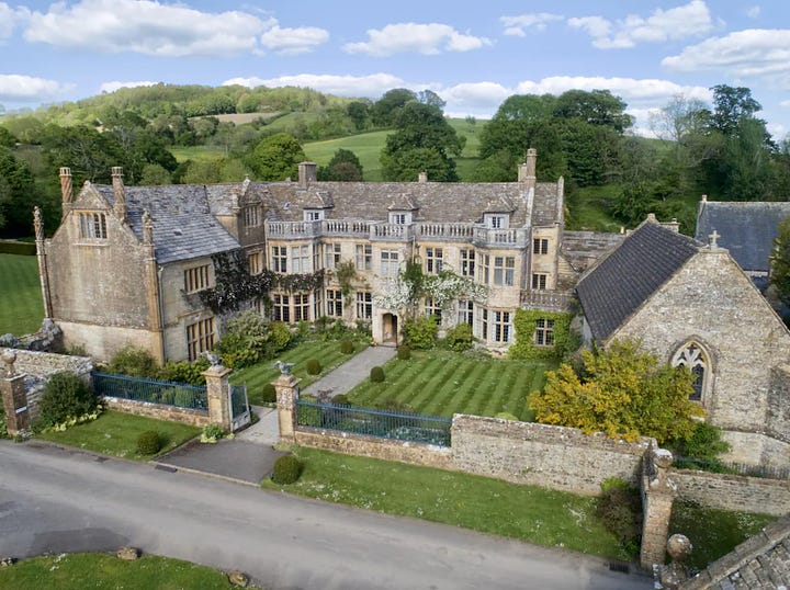 Tudor/Jacobean Mapperton Manor House, 15 Guests, 9 Bedrooms, 8 Bathrooms, Mapperton, Dorset, £4,352 Per Night