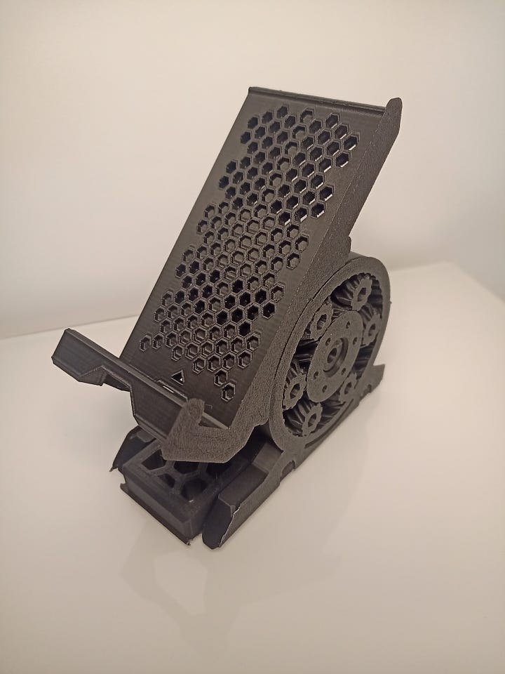 Phone stands printed by 3D printer