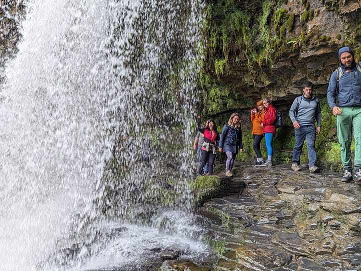 waterfalls walk in the Brecon Beacons