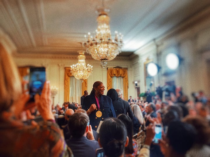 An incredible night with Lavar Burton, Chef Jose Andreas and Queen Latifah hosted by the President and Dr. Biden