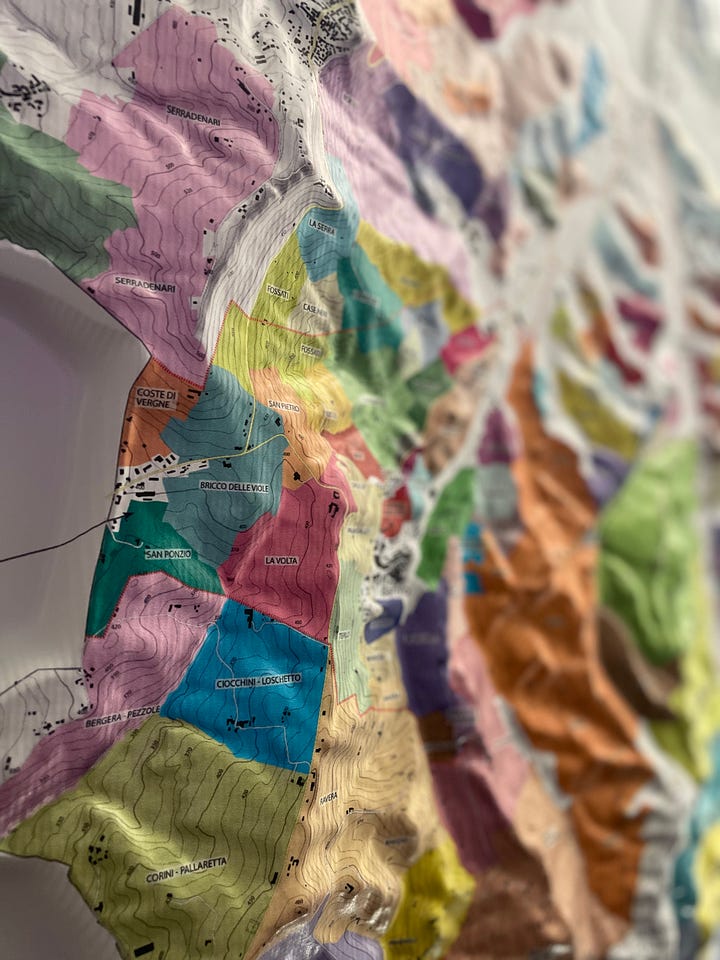 3D maps that showcase the hills of both regions