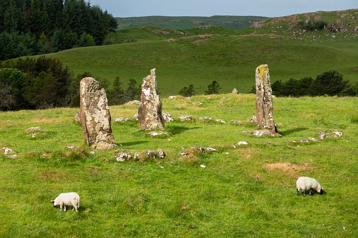 Glengorm standing stones © Felicity Martin