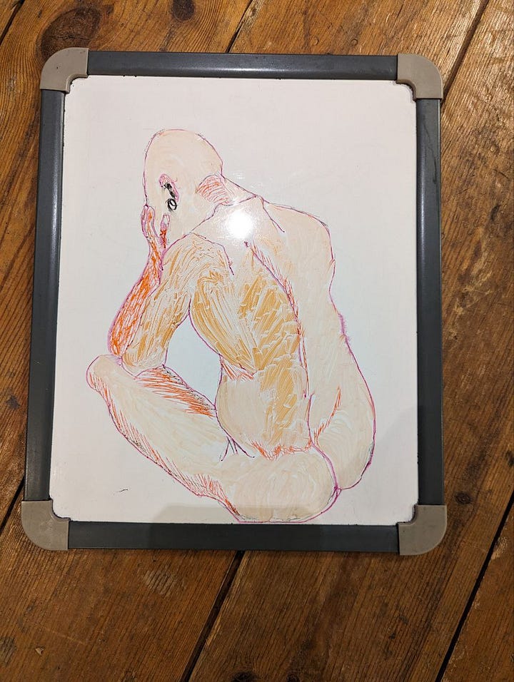 nude male life drawing cardiff 