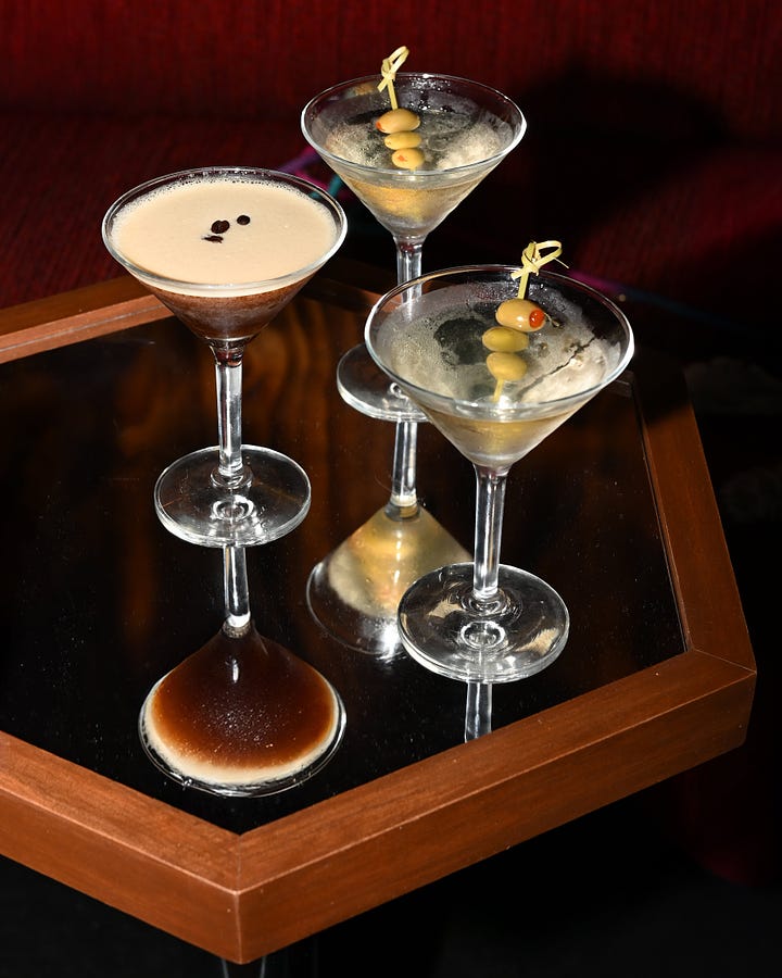 silverlake lounge by well wishes with a mean tini