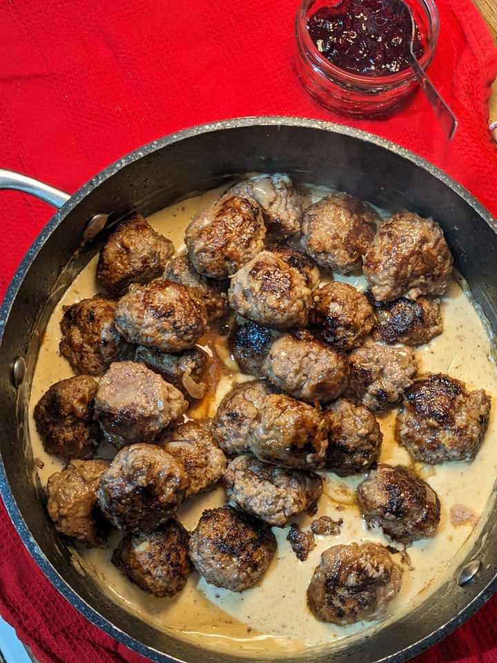 IKEA style meatballs