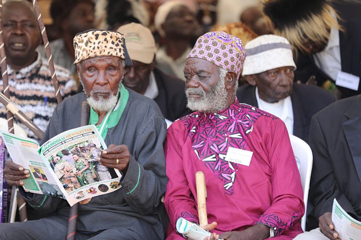 Dignitaries at the 2023 Maragoli Cultural Festival Photo by Linet Kivaya for Mulembe Online.