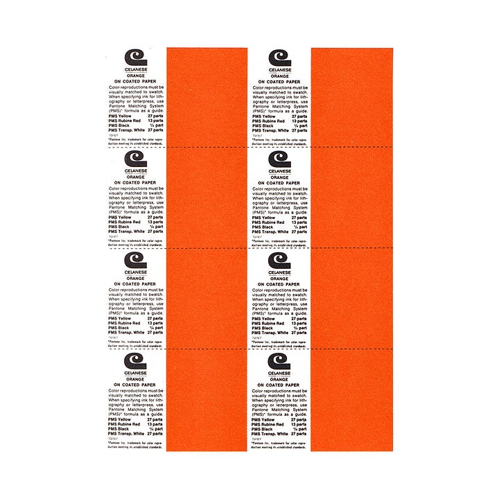 Saul Bass and Associates' 1965 corporate identity for industrial manufacturer Celanese