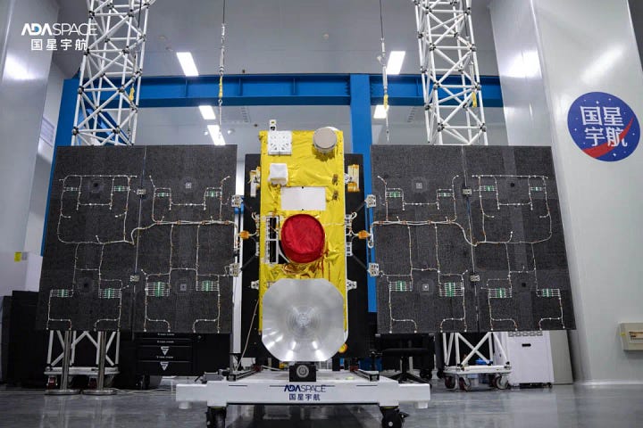 A 'type one' satellite (left) and 'type two' satellite for the computing constellation.