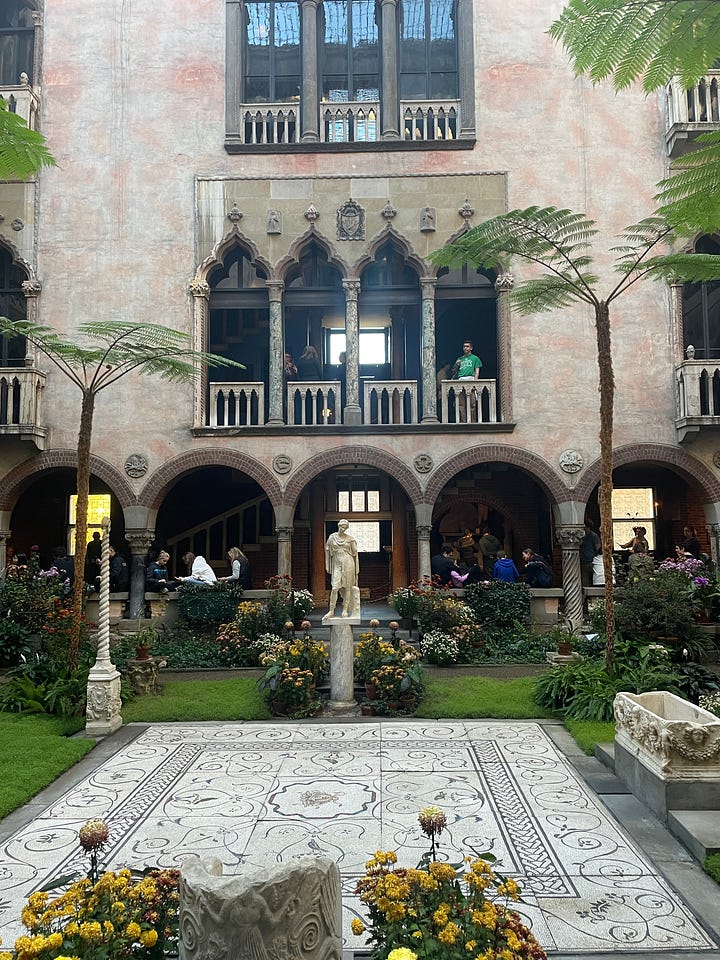 The Courtyard at the Isabella Stewart Gardner Museum