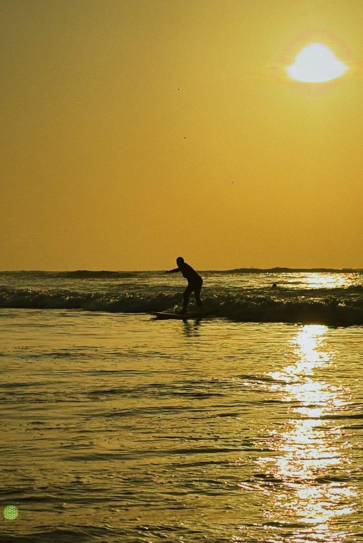 Different images showing different beach elements and landscapes of Tamarindo, Costa Rica