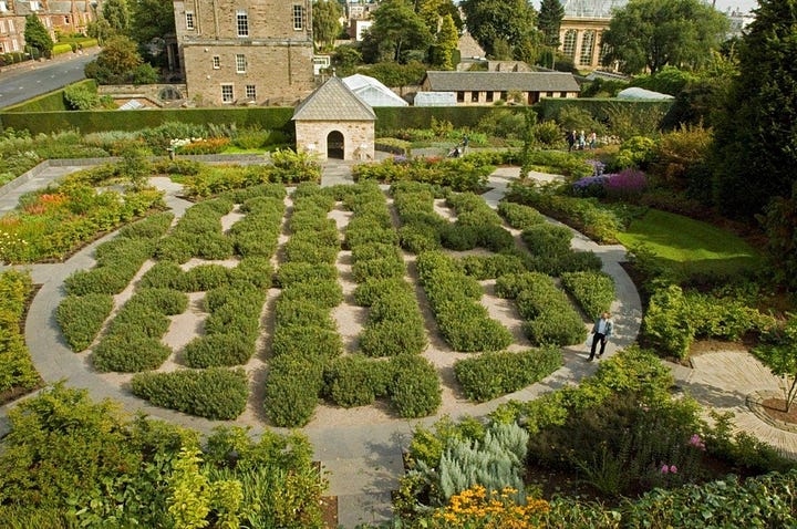 Kew Gardens, Royal Botanic Garden Edinburgh, Eden Project domes and Tresco Abbey Gardens. 