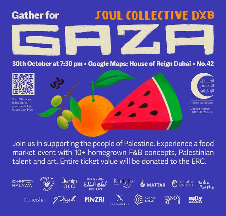 Fundraising events for Palestine