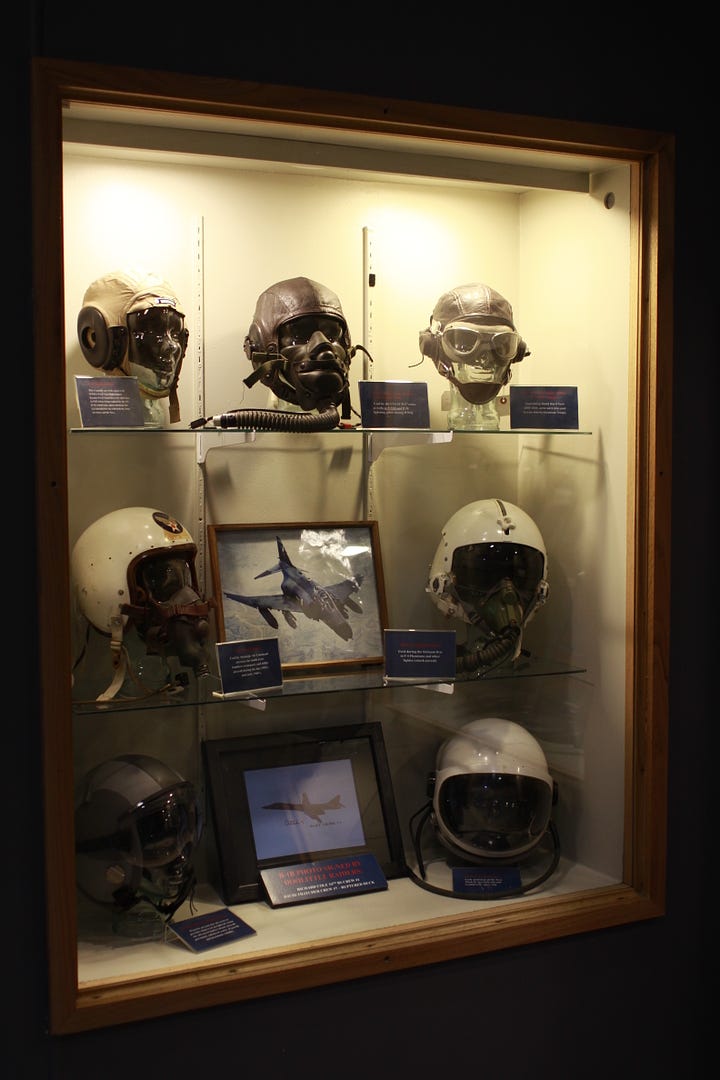 Images of displays in the SD Air and Space Museum