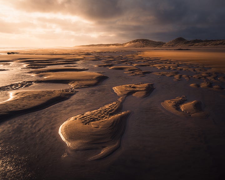 Creswell Beach, Northumberland