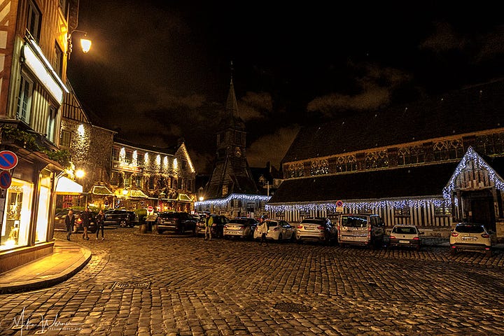 Outside the Sainte-Catherine church in Honfleur