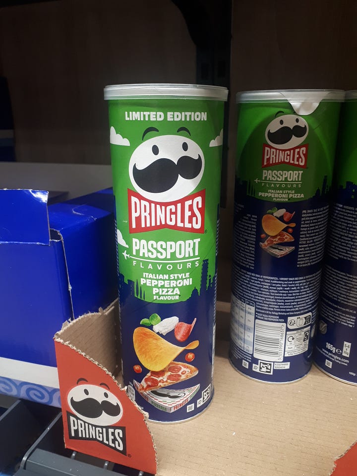 Pringles Passport Flavours in Lidl