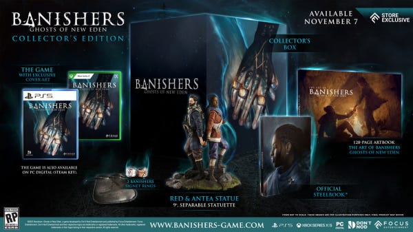 Red Echoes and Collectors Editions of Banishers: Ghosts of New Eden
