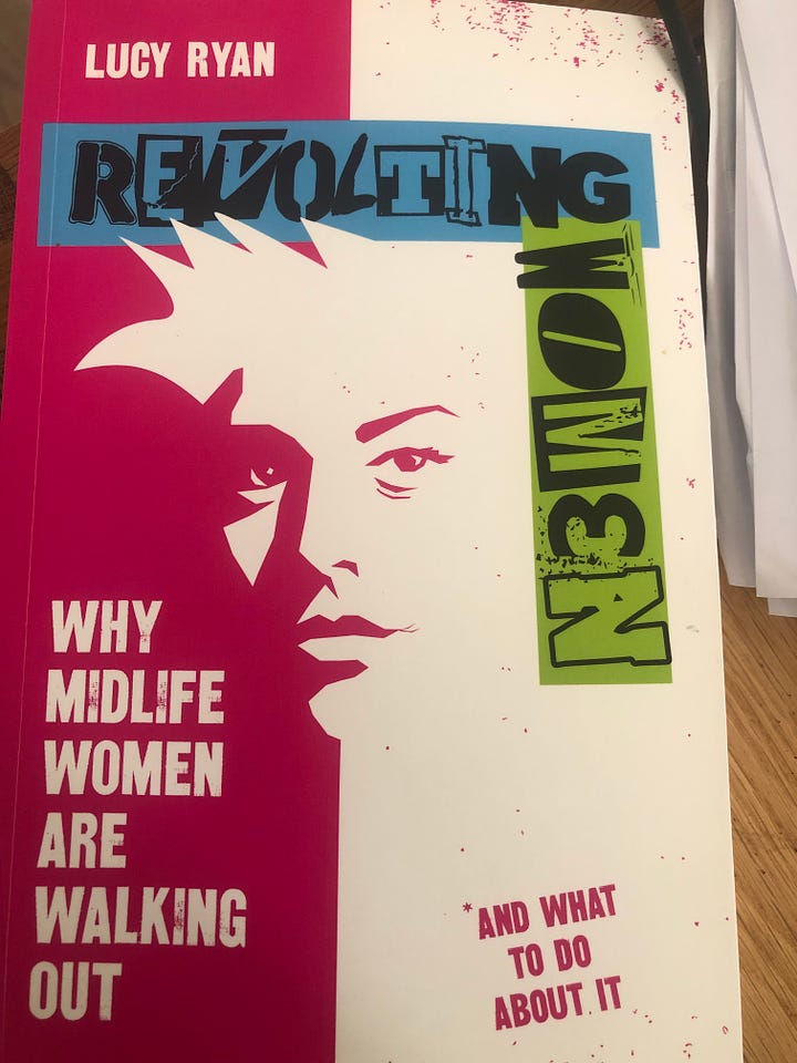 The Spanish kids and the cover of Revolting Women by Lucy Ryan